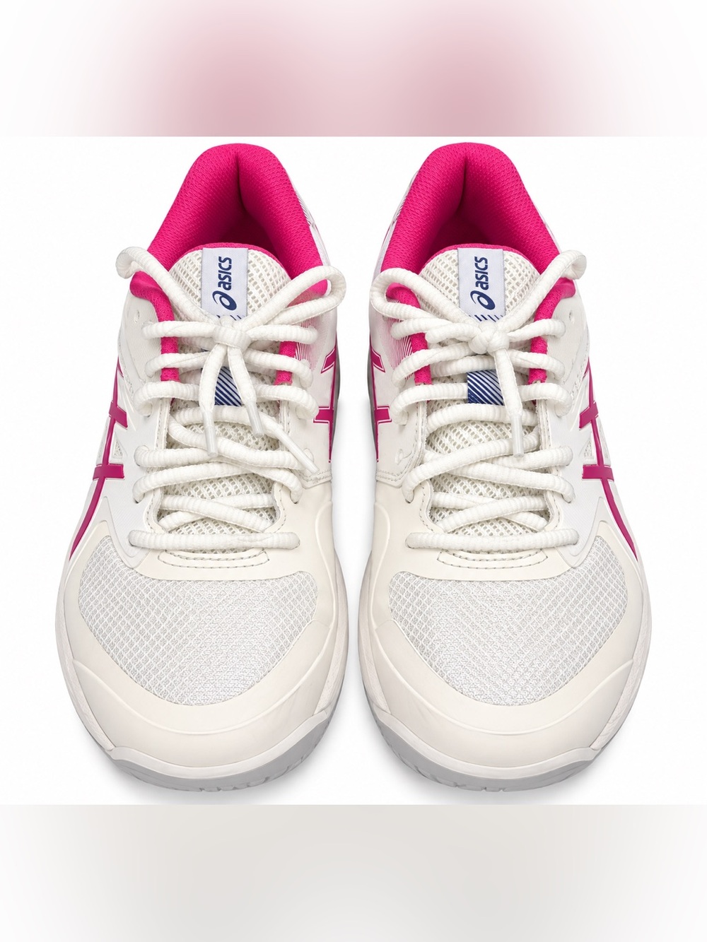 ASICS Women’s White & Pink Athletic Running Sneakers. Size: 6.5.